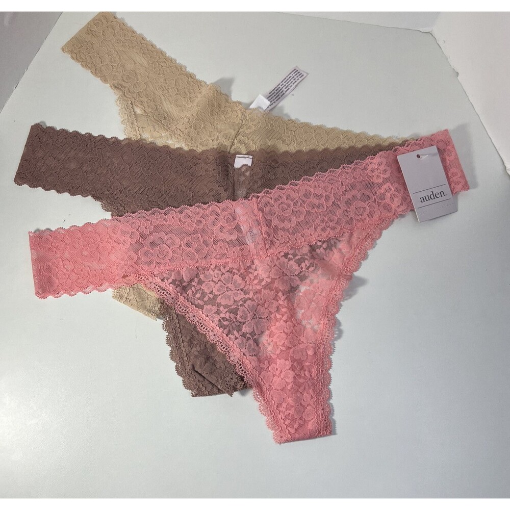Auden Women's 6pk Lace Thong - Multicolor Size XL